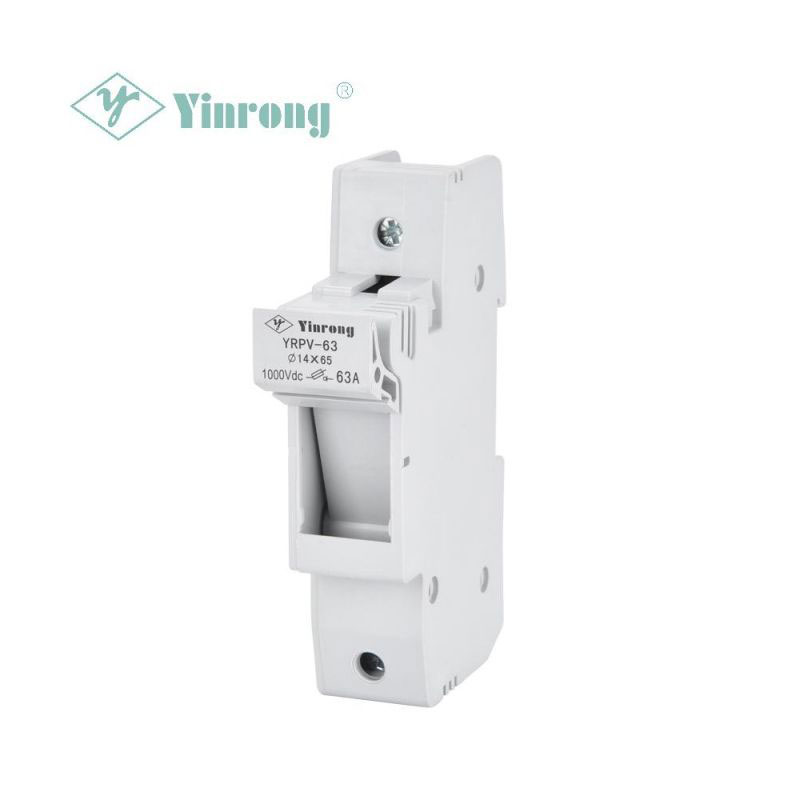 Sealbhóir Fiús Iarnróid 1000VDC 63A 14×65mm PV Gréine DIN